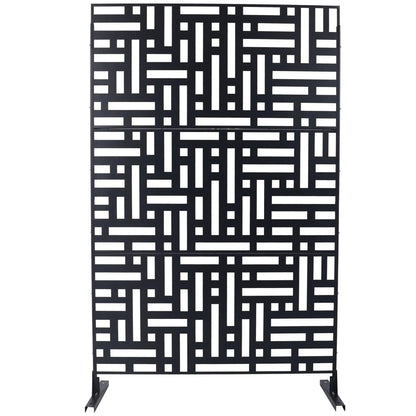 Decorative Freestanding Metal Privacy Screen