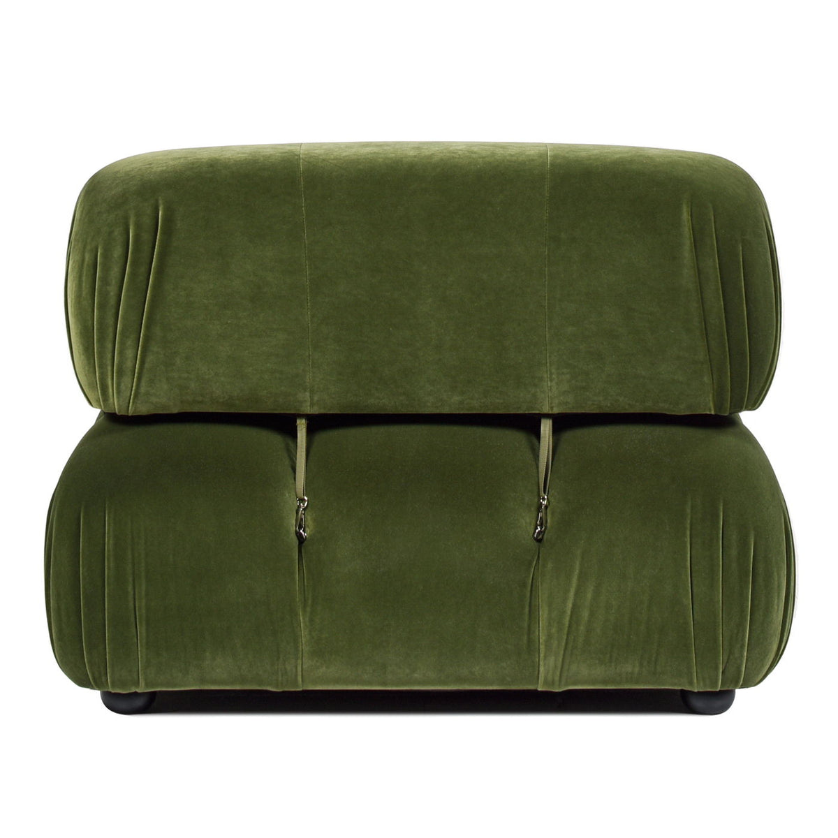 Bubble modular lounge arm chair with eucalyptus frame green velvet upholstery HouseOfZazla on Tampa Home & Garden Store