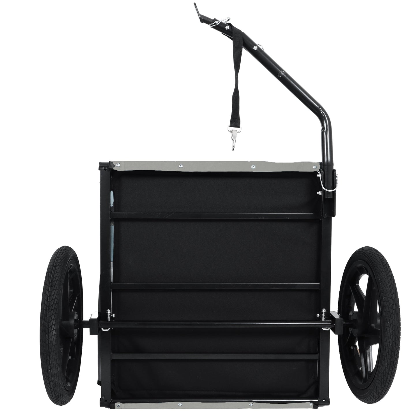 Outdoor Heavy-Duty Collapsible Pet Bike Trailer with 16-Inch All-Terrain Wheels HouseOfZazla on Tampa Home & Garden Store