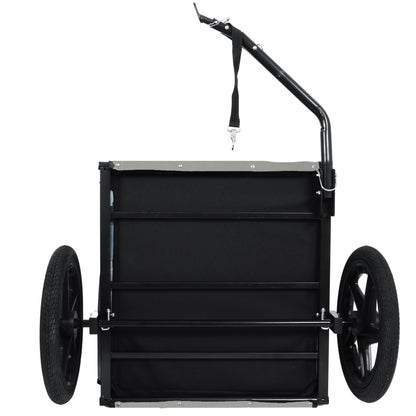 Outdoor Heavy-Duty Collapsible Pet Bike Trailer with 16-Inch All-Terrain Wheels HouseOfZazla on Tampa Home & Garden Store