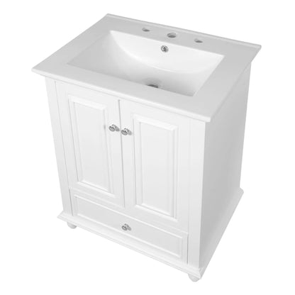 Modern Bathroom Vanity With Sink and Drawer