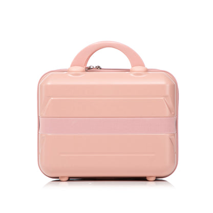 2-piece ABS spinner luggage set in blush pink with a combination lock on Tampa Home & Garden Store