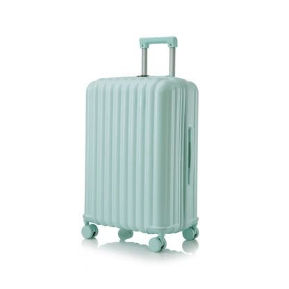 HouseOfZazla mint green hard-shell spinner luggage with telescoping handle and four wheels on Tampa Home & Garden Store