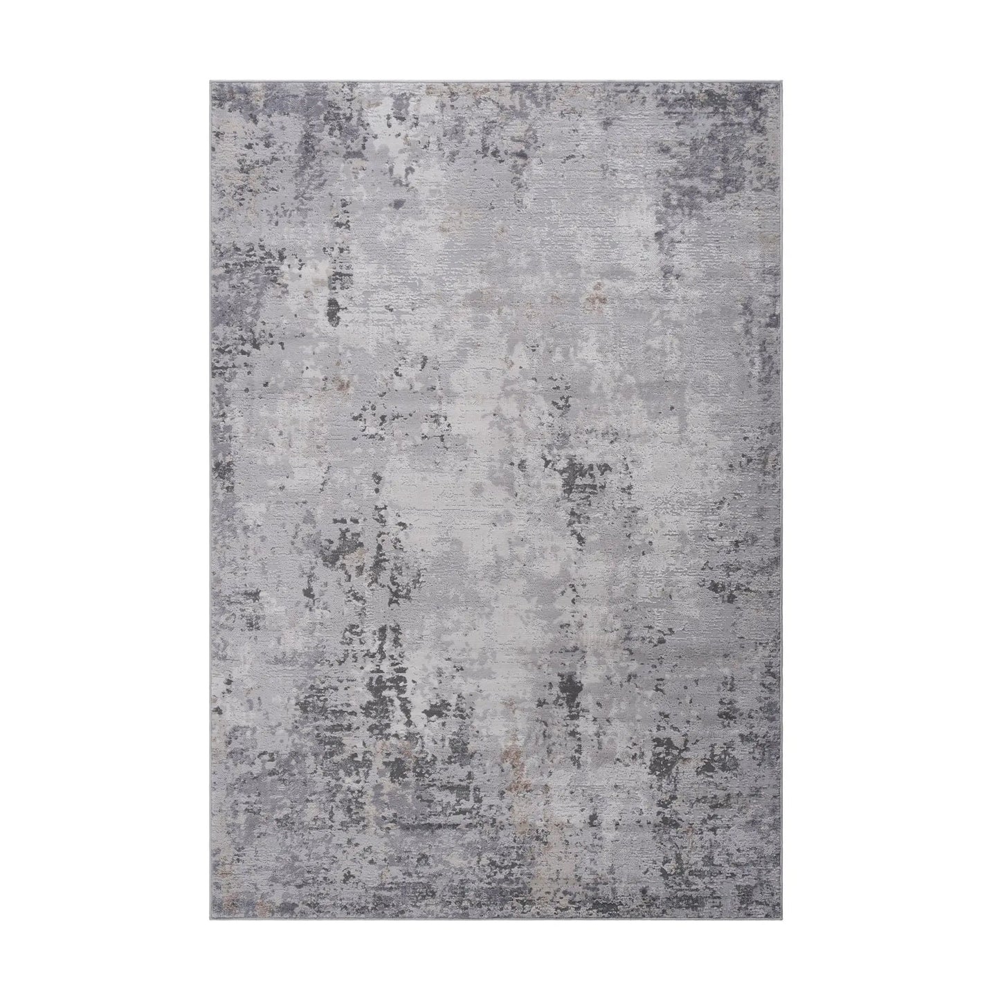 Marfi abstract rug gray-silver distressed pattern, area rug by Unique Piece Furniture on Tampa Home & Garden Store