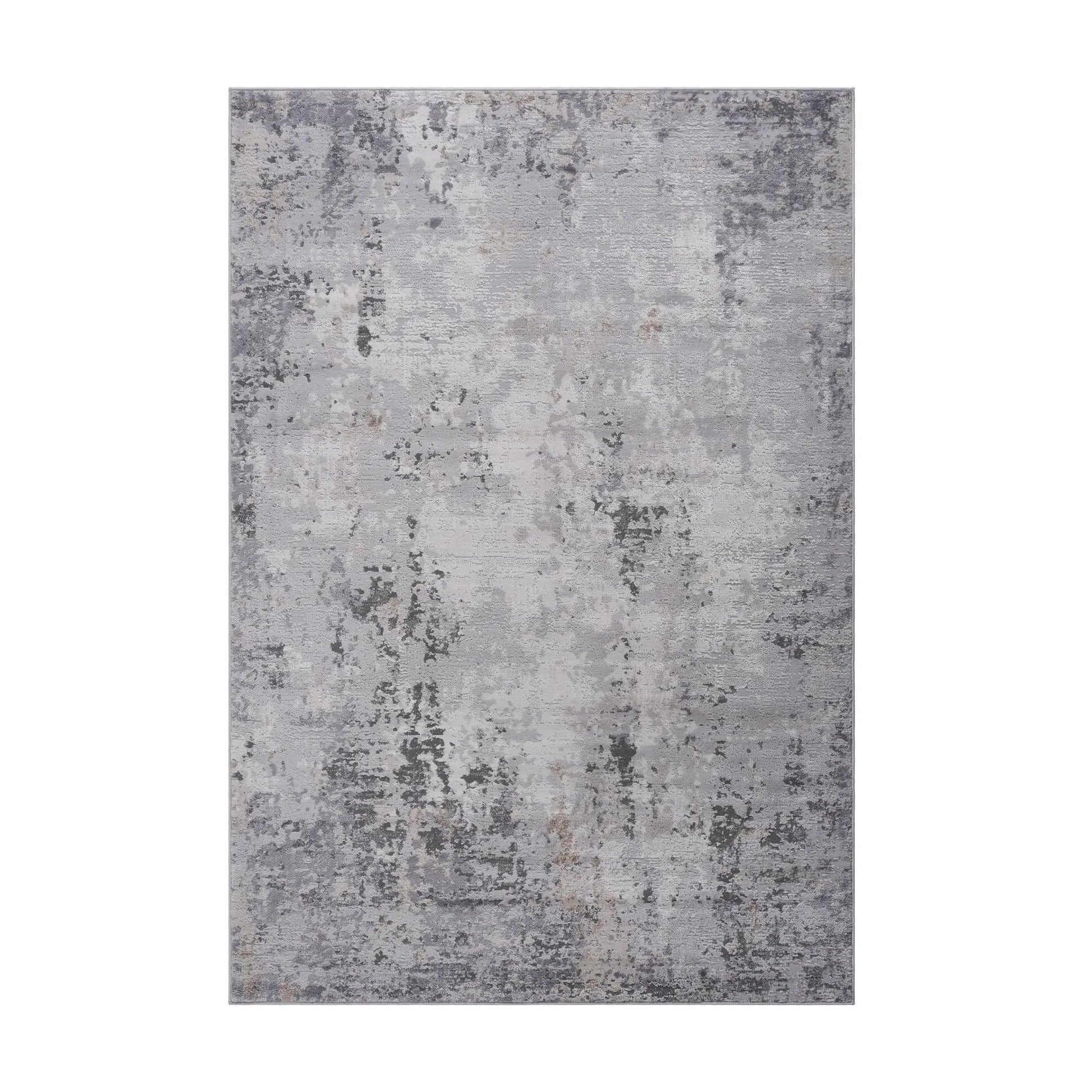 Marfi abstract rug gray-silver distressed pattern, area rug by Unique Piece Furniture on Tampa Home & Garden Store
