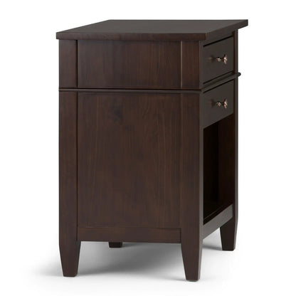 Carlton Bedside Table Handcrafted Solid Wood