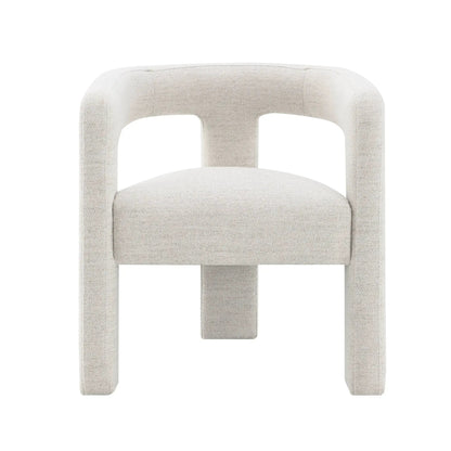 Lomas Boucle Side Chair set of 2 in beige boucle fabric on Tampa Home & Garden Store