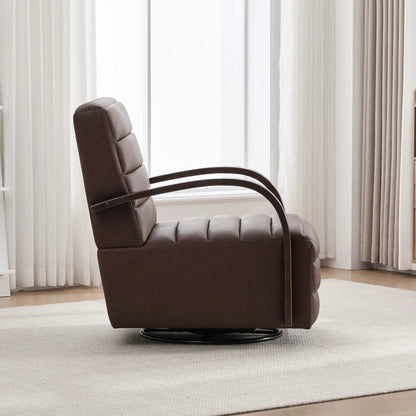 360 Degree Swivel Accent Chair Armrests Comfy