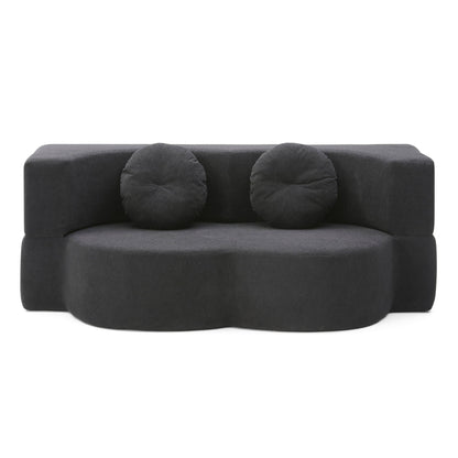 Soft Cotton Folding Sofa Bed and Pillow for Naps