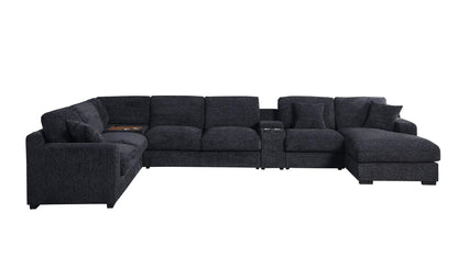 Celine Fabric Corner Sectional Sofa Right Chaise