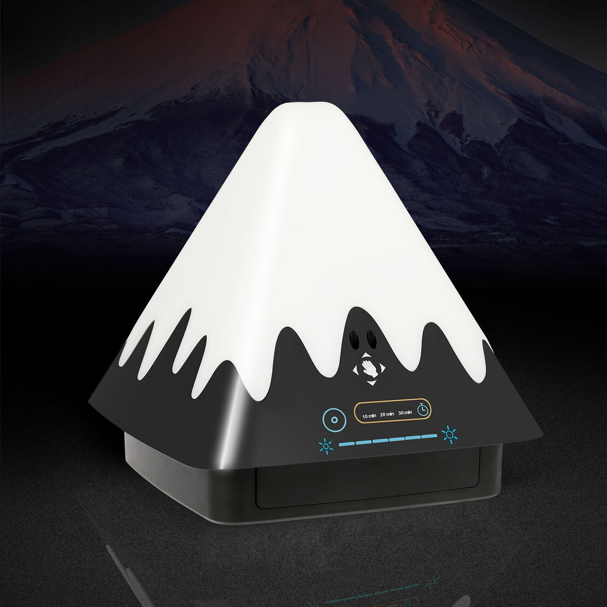 GemGear touch control night light lamp with white cone shade, 8-color change on Tampa Home & Garden Store