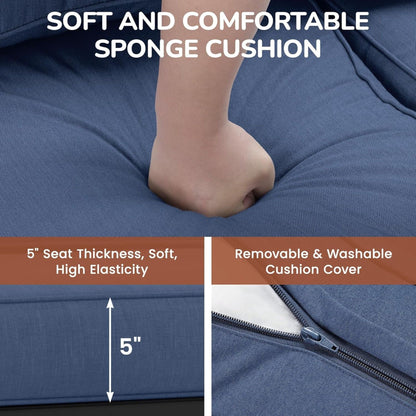 All Weather Patio Chairs and Thick Foam Cushions