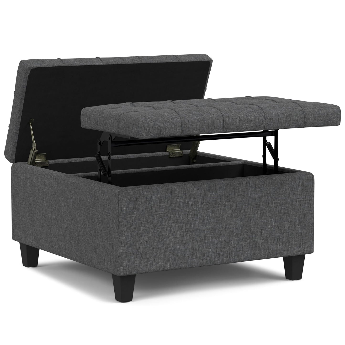 Harrison Upholstered Coffee Table Storage Ottoman