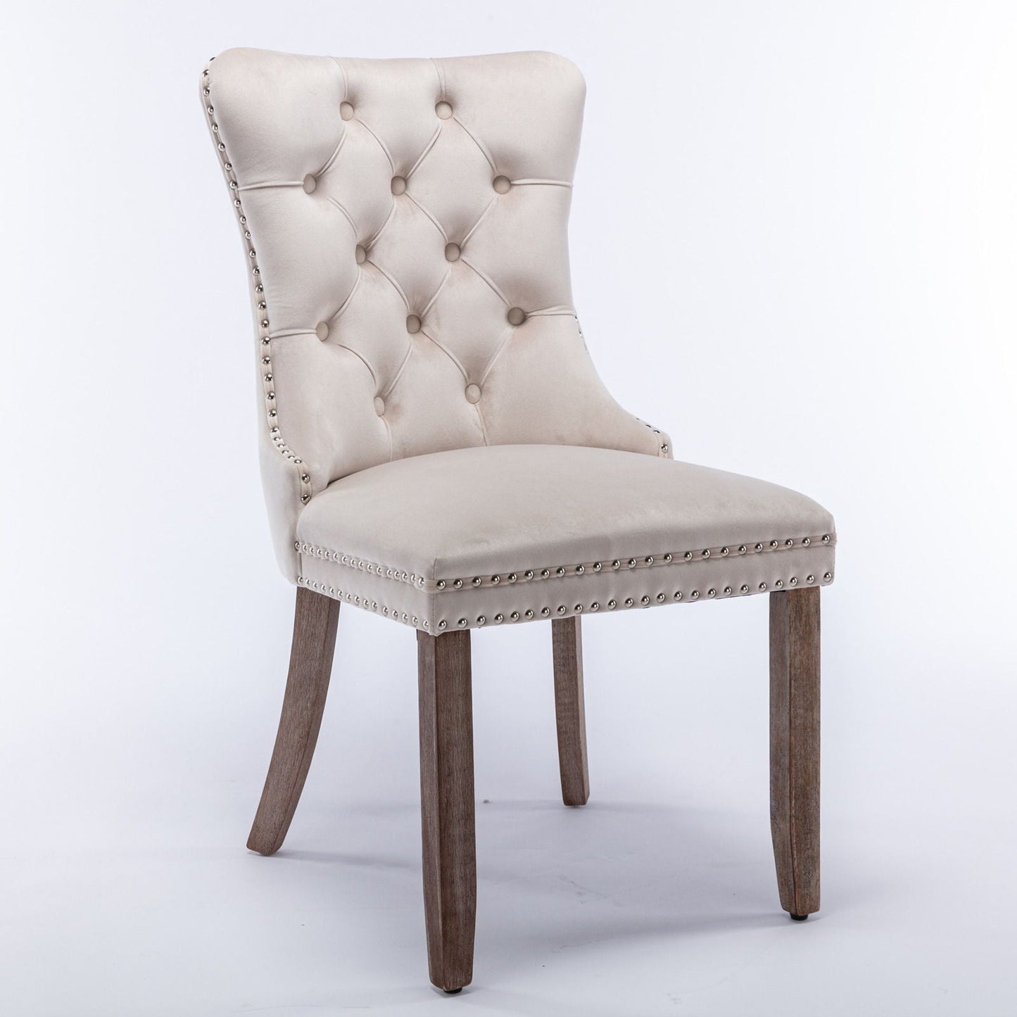 Nikki High End Tufted Dining Chair Set of Two
