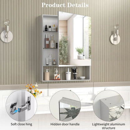 Medicine Cabinet With Mirror for Bathroom