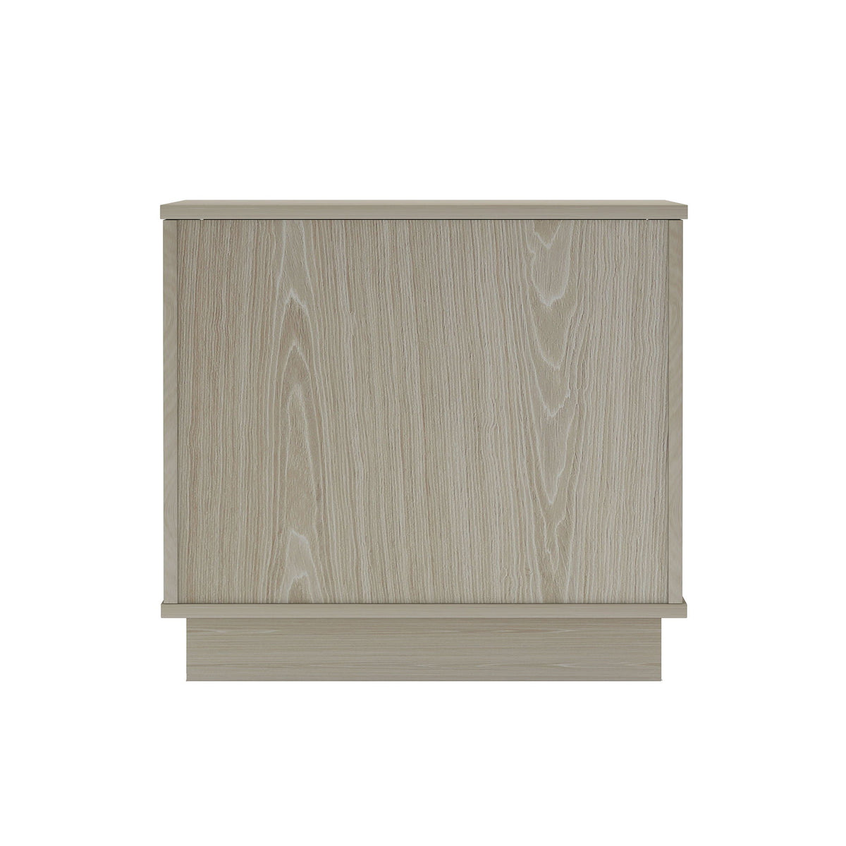 Modern Nightstand with Push to Open Drawers in light oak woodgrain finish on Tampa Home & Garden Store