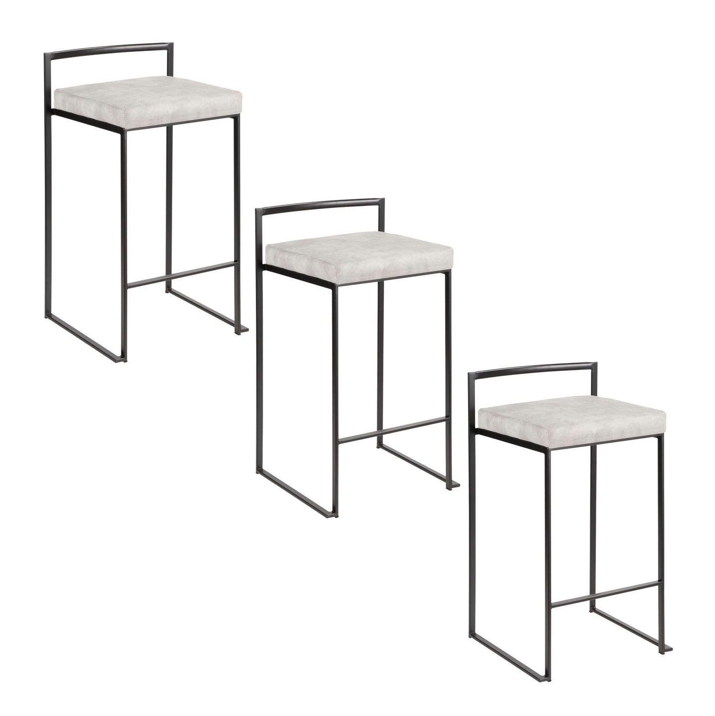 Fuji Contemporary Stackable Counter Stool