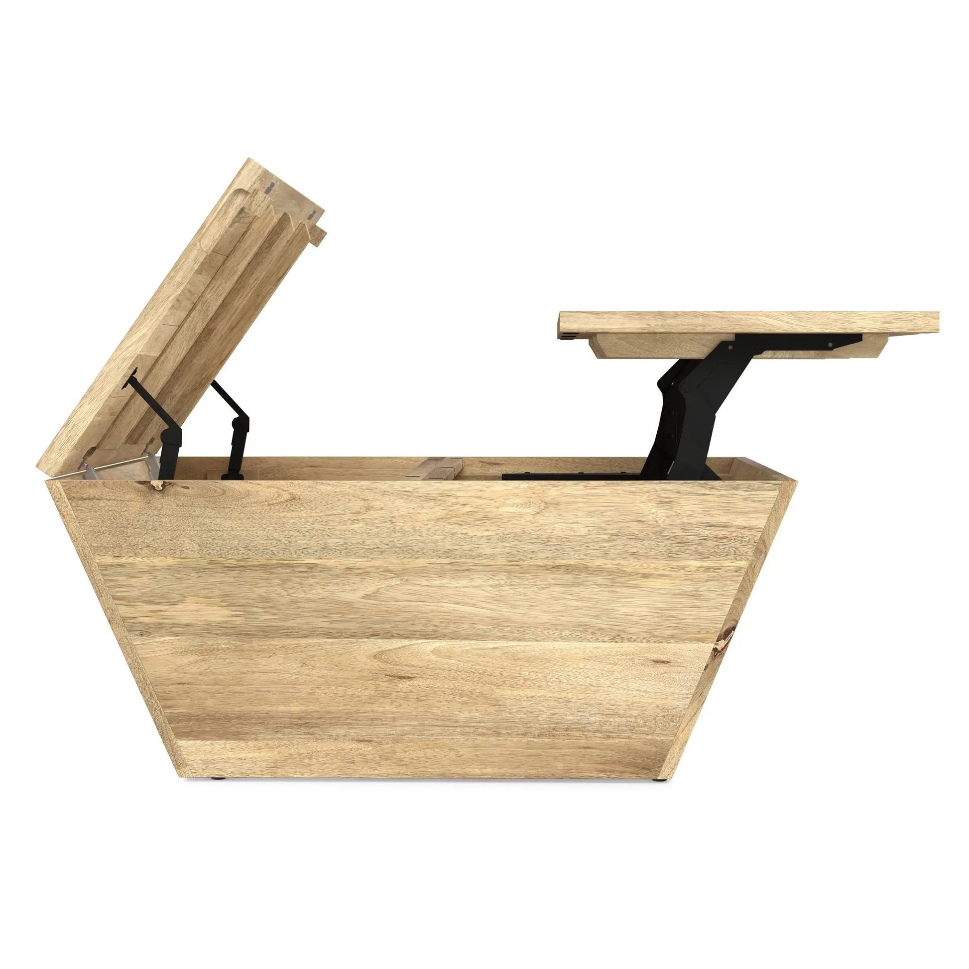 Abba Handcrafted Coffee Table with lifttop in oak finish by Unique Piece Furniture on Tampa Home & Garden Store