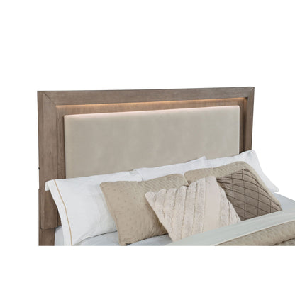 Gibbons Led Storage Bed with Elegant Headboard