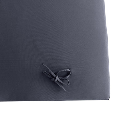 Gray Broadway Ian Chaise Lounge Cushion back & seat cushion with tie straps by HouseOfZazla on Tampa Home & Garden Store