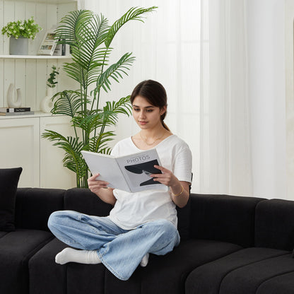 Symmetrical Modular Sofa And Piano Key Design
