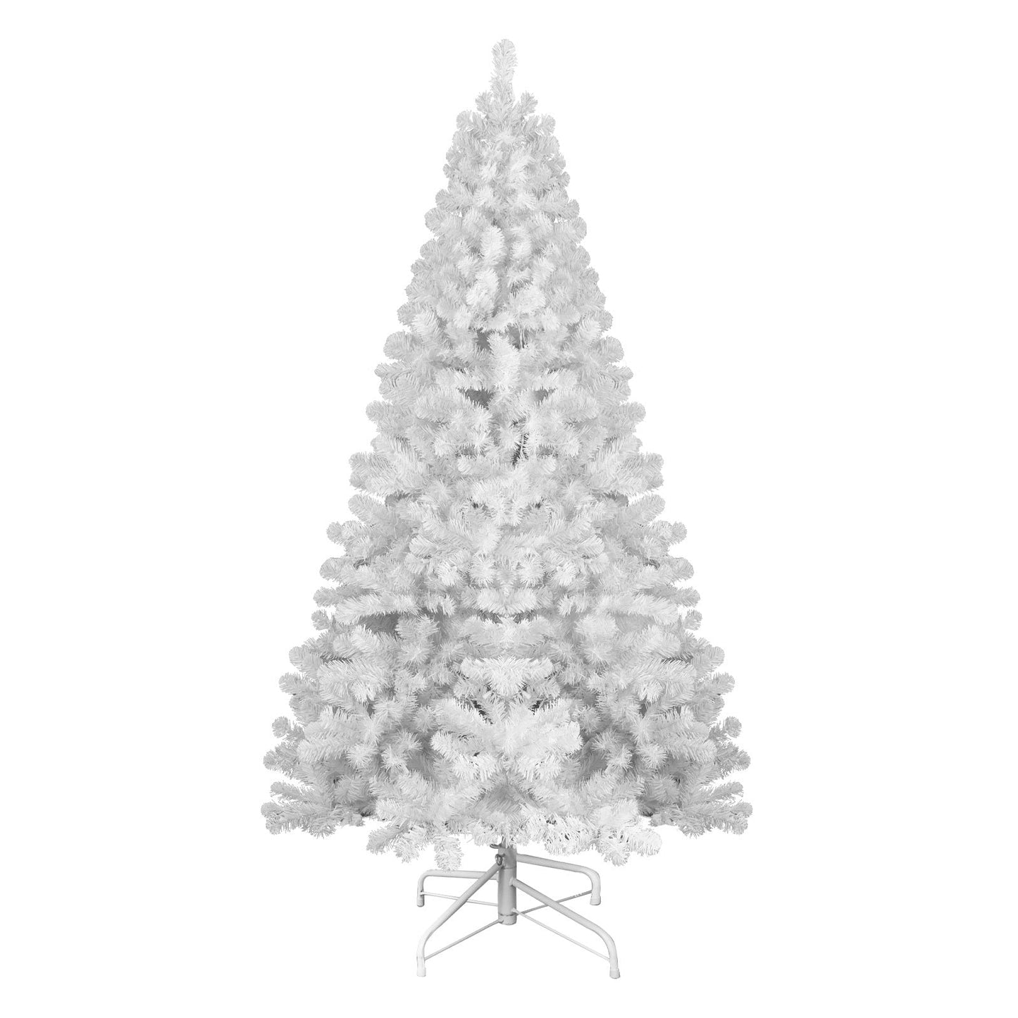 7ft white Christmas tree with memory wire and 1064 tips by HouseOfZazla on Tampa Home & Garden Store