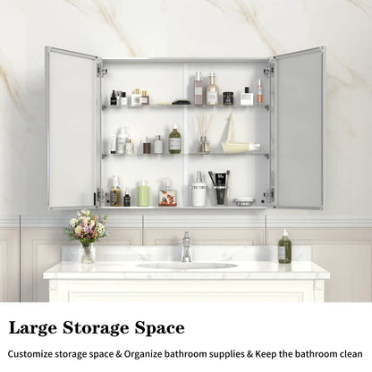 Medicine Cabinet Wall Mounted Mirror with Storage