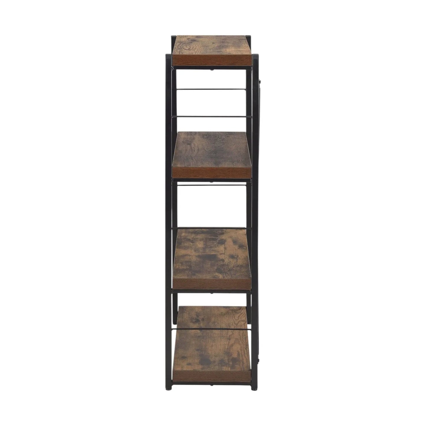 Bob Bookshelf Weathered Oak and Black Frame