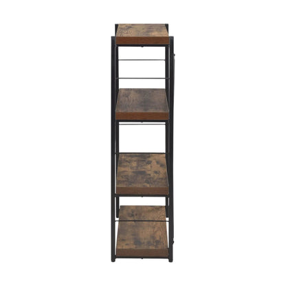 Bob Bookshelf Weathered Oak and Black Frame