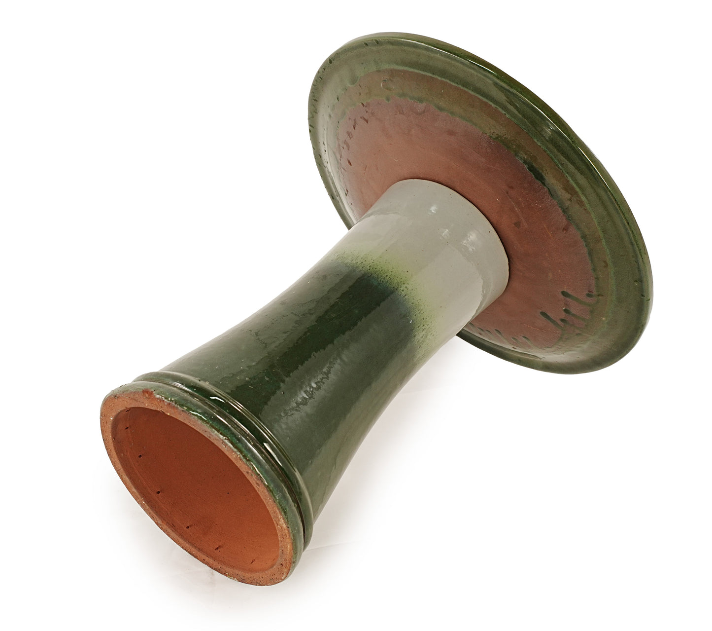 17 Inch Ceramic Bird Bath For Garden And Patio