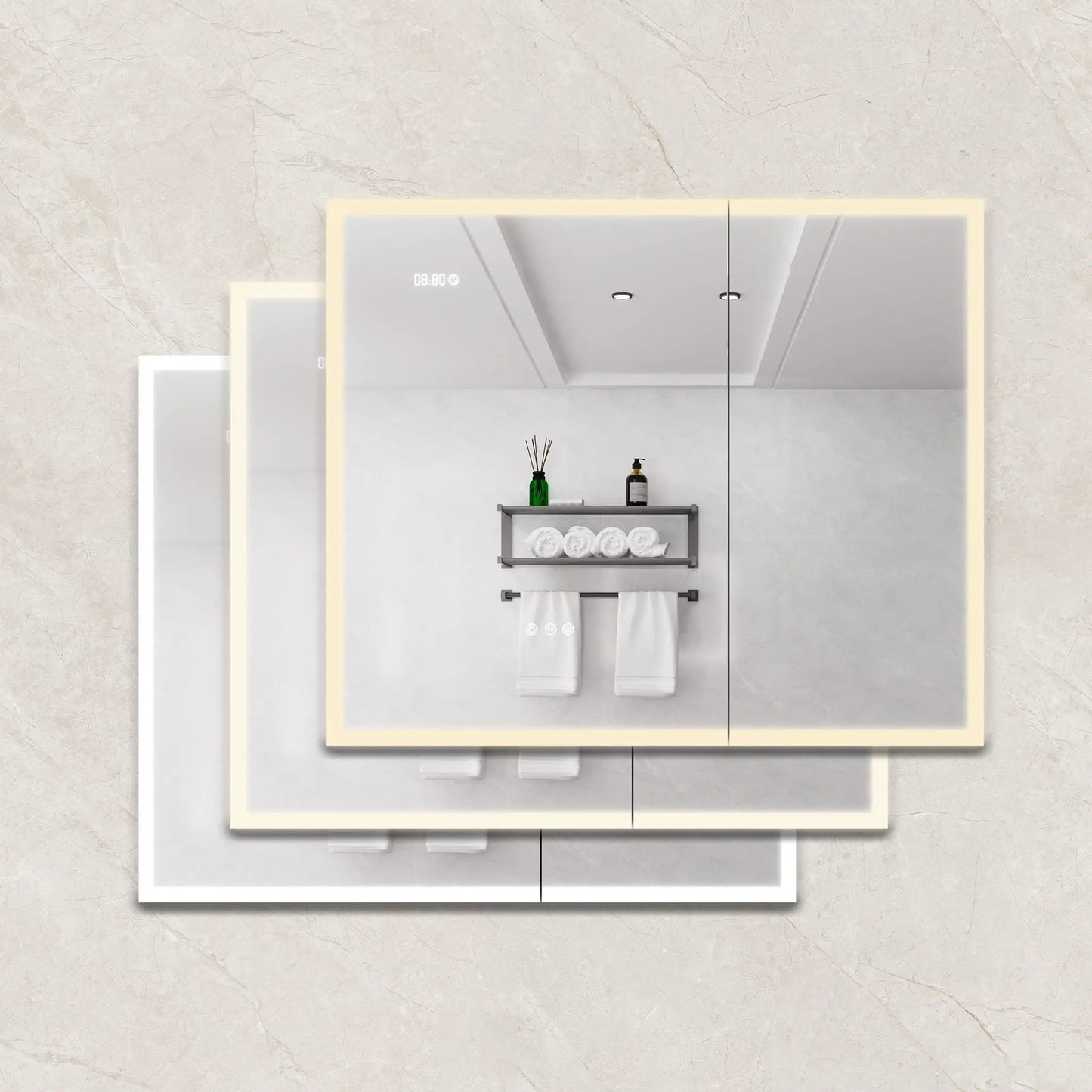 LED bathroom medicine cabinet with backlit mirror and defogger by Unique Piece Furniture on Tampa Home & Garden Store