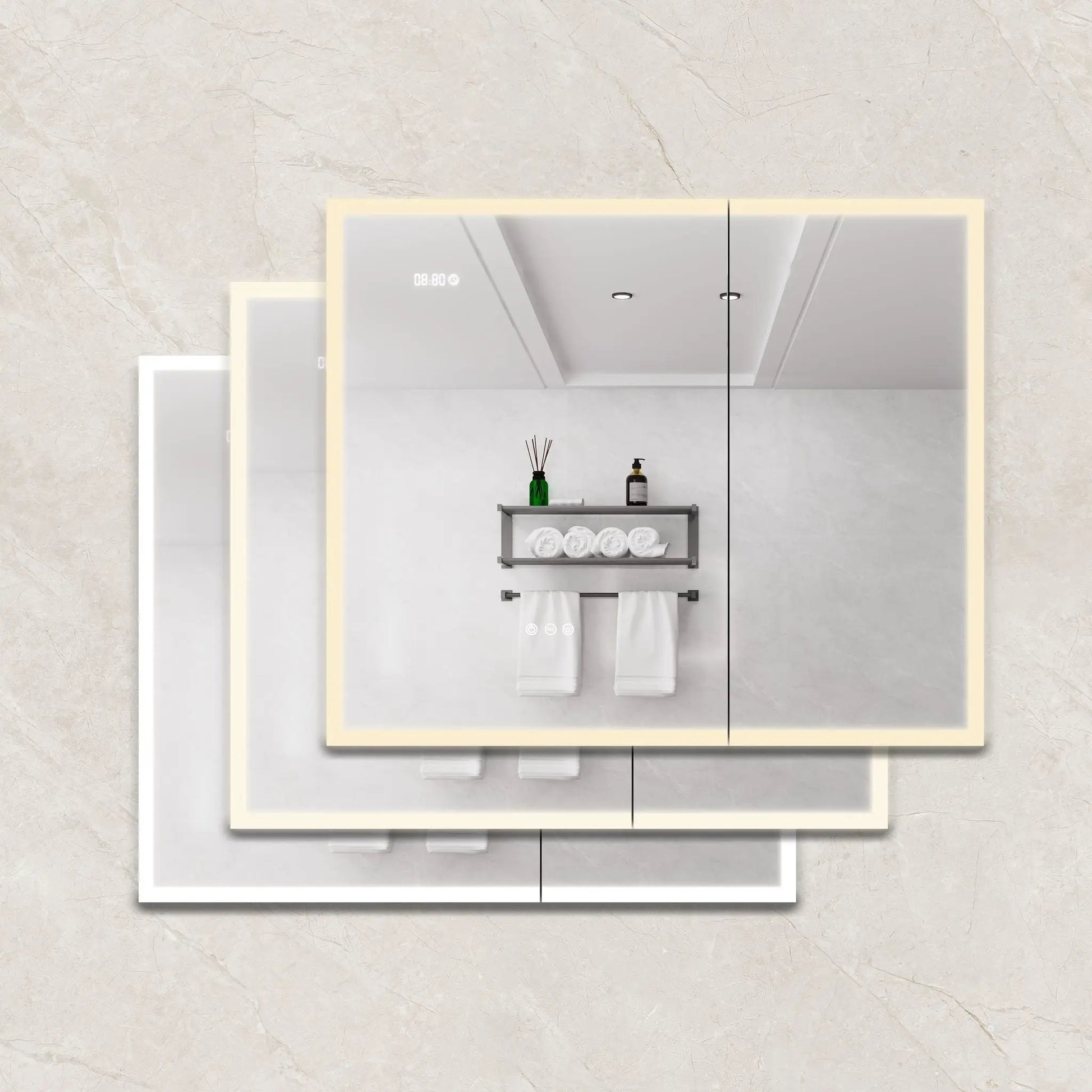 LED bathroom medicine cabinet with backlit mirror and defogger by Unique Piece Furniture on Tampa Home & Garden Store