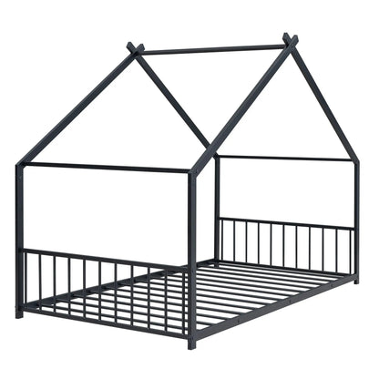 Metal House Bed canopy frame in black steel by Unique Piece Furniture on Tampa Home & Garden Store