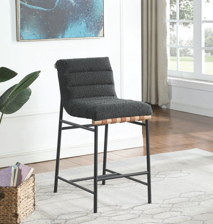 Lahni Boucle Fabric Counter Height Dining Chair