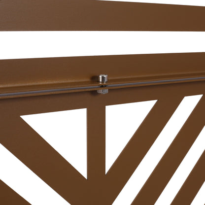 Freestanding Metal Privacy Screen and Stand