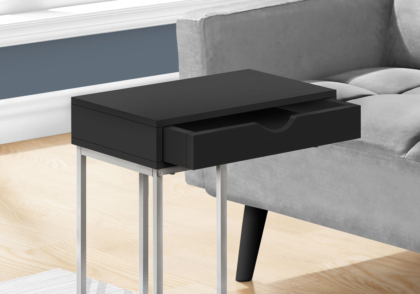 Elegant Accent Table C Shaped and Modern Design