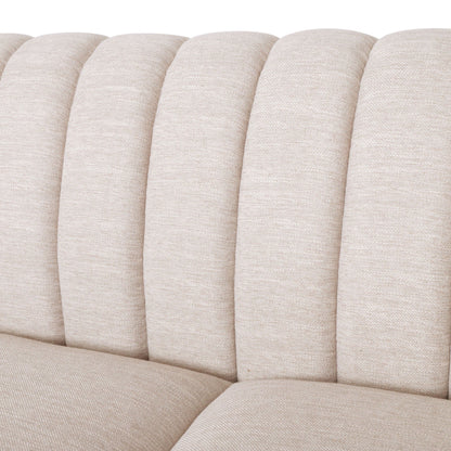 Contemporary Three Seater Sofa with Button Stitch