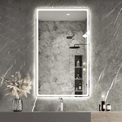 Bathroom Mirror with Front Lights and Anti Fog