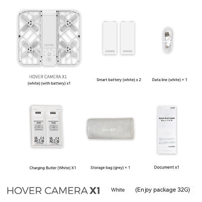 Hover Camera X1 drone white with 2 batteries, data line, charger, storage bag on Tampa Home & Garden Store