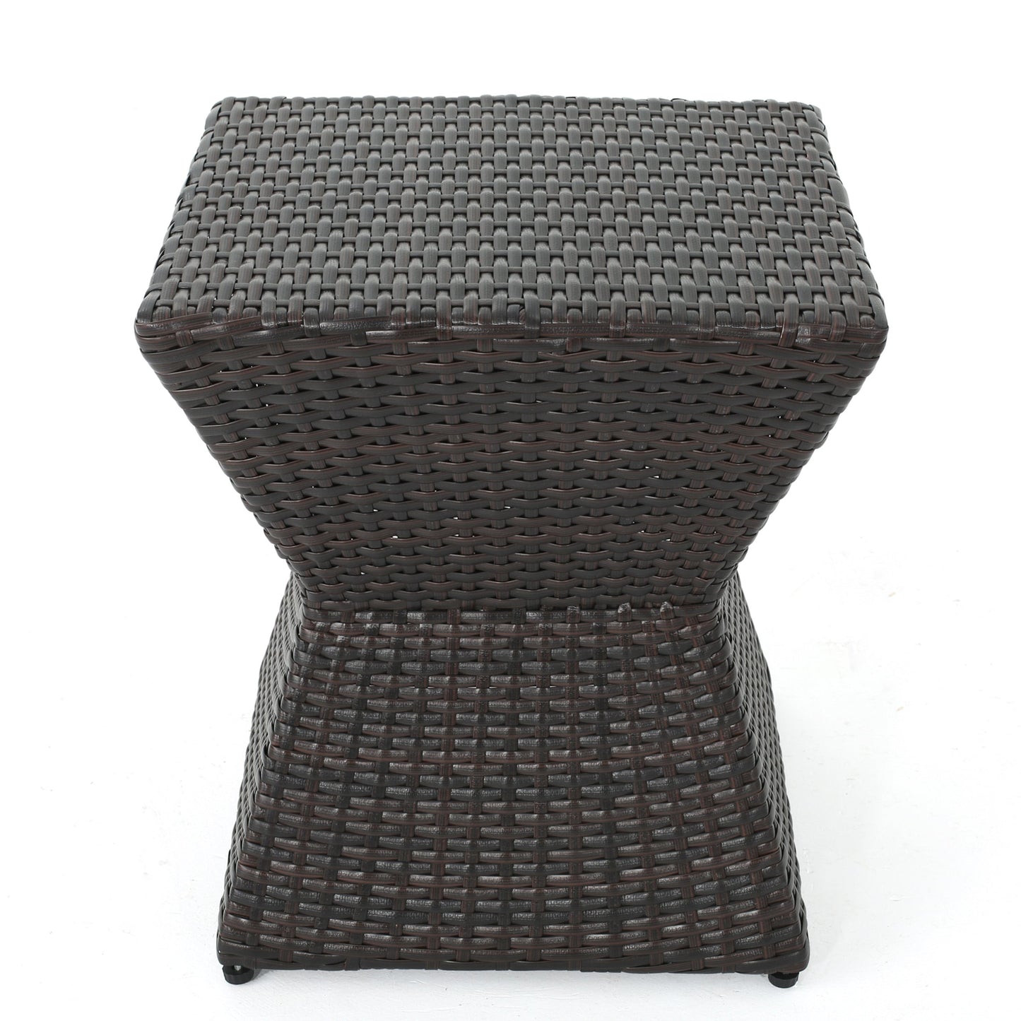 Calhoun Brown Wicker Outdoor Patio Table