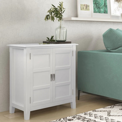 Burlington handcrafted low storage cabinet white with doors by Unique Piece Furniture on Tampa Home & Garden Store