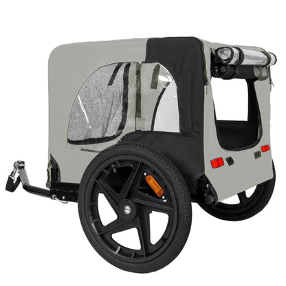 Pet bike trailer by HouseOfZazla, collapsible trailer with two 16in all-terrain wheels on Tampa Home & Garden Store