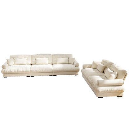 Modern Modular Velvet Sofa Set and Cushions