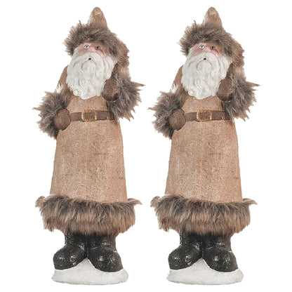 Beige Santa Gnomes Decorations for Christmas