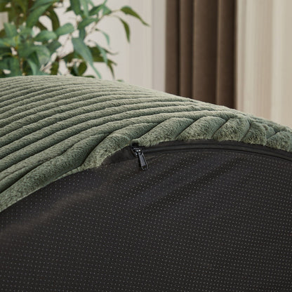 Modern single sofa with a backrest pillow