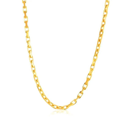 14k yellow gold French cable link chain necklace 2.50 mm Bids.com on Tampa Home & Garden Store