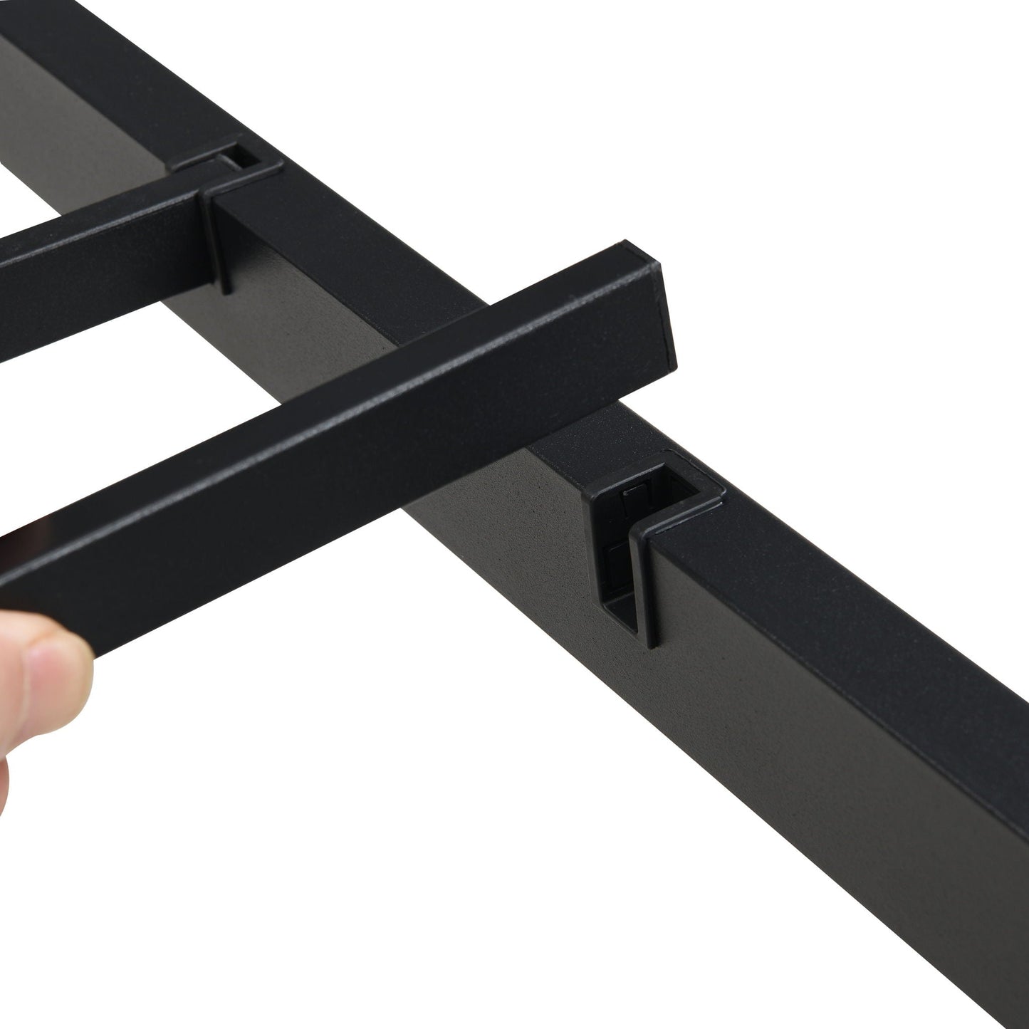 Heavy Queen Bed Frame With Steel and Quiet Slats
