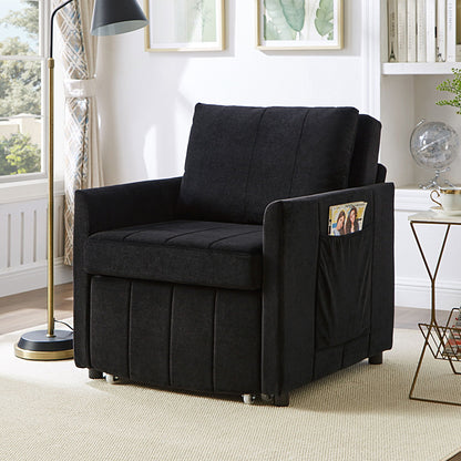 Convertible Sleeper Sofa and Storage Pockets
