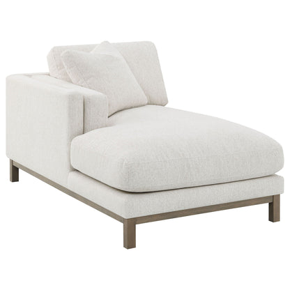 O'Brien Sectional Sofa with Left Chaise Sand fabric, stationary by HouseOfZazla on Tampa Home & Garden Store