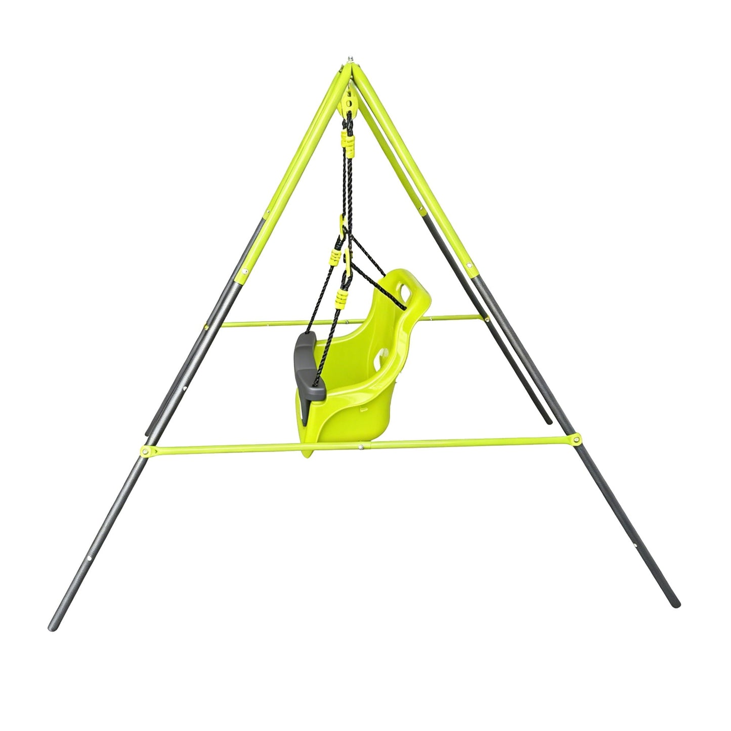 Compact Baby Swing With Safety Buckle And A Seat
